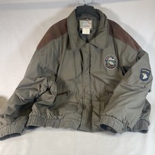Vintage 70s Unique US Naval Air Technical / Airborne Patch Jacket 3XL picture