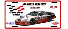Vintage looking WESTERN AUTO Racing Team DARRELL WALTRIP License Plate 17 1980s picture