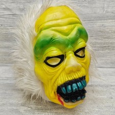 Vintage Topstone Nu-Skin Latex Halloween Rubber Monster Mask Zombie Creature picture