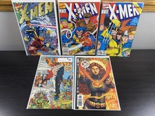 X-Men Key Comic Lot of 5 #1, #4, #11, #30, #128 1st Omega Red, classic Jim Lee picture