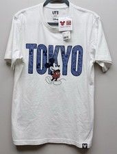 NEW Uniqlo Magic For All Disney Tokyo Mickey Mouse White T-Shirt L picture