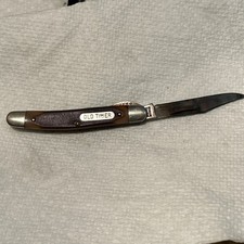 Vintage SCHRADE Old Timer 1940T Single Blade Folding Pocket Knife; Made in USA picture