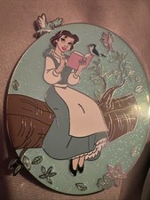Disney Beauty and the Beast Provincial Belle Storybook Jumbo PALM Pin SOLD OUT picture
