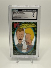 1993 Wizard Magazine Beavis and Butthead MTV Acetate CGC 6 picture