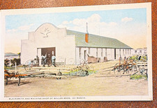 Miller Bros. 101 Ranch Blacksmith & Machine Shop Unposted Divided Back Postcard picture
