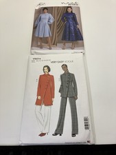 Lot Of 2 Vogue Sewing Patterns For Women V1983 & V9274 New picture