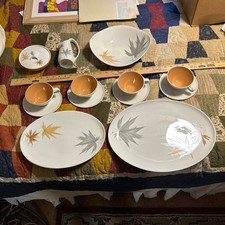 Iroquois China Informal Ben Seibel Harvest Time Luncheon Set 14 Pieces MCM picture