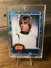 2022 Topps Chrome Star Wars Sapphire Luke Skywalker #1 - Iconic 1977 RC Remaster picture