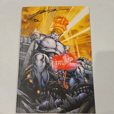 Inglorious Rex #1 WHITE Trump Cover SIGNED LIMITED Shane Davis & Yanzi Lin picture