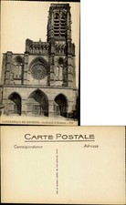 Cathedrale De Soissons Cathedral of Soissons ~ vintage postcard picture