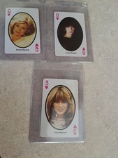 The Best of Country Music Mandrell Sisters Music Playing Cards Q of Hearts 1982 picture