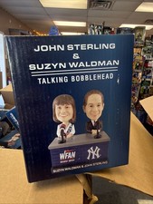 NY Yankees John Sterling Suzyn Waldman - NEW Bobblehead SGA WFAN MLB Baseball picture