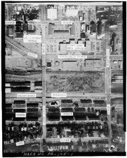 Wilkes-Barre PA 1930s South Street Bridge Pennsylvania Avenue Aerial View picture