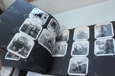 Vintage Photographs Scrapbook Includes Many Black & White Photo Snapshots Brown picture
