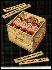 1948 Gilbey's Spey-Royal Scotch Whisky Product Of Scotland Wooden Crate Print Ad picture
