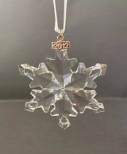 SWAROVSKI 2012 CHRISTMAS ORNAMENT -LARGE---MINT CONDITION --NO BOX -HAS DATE TAG picture