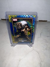 2025 Topps Chrome Deadpool Sabretooth Characters Yellow & Blue X-Fractor #/15 picture