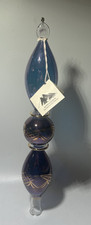 Blown Glass Christmas Tree Topper Egyptian Museum 24k Gold Trim Egypt 17