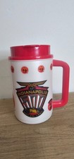 Vtg 90's Genuine McDonald's THERMO Hot/Cold Plastic Travel Mug 81st Indianapolis picture