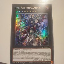 YUGIOH The Zombie Vampire MP23-EN024 Secret Rare NM 1st Edition picture