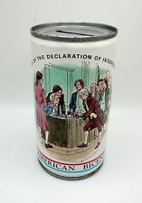 1976 American Can Company 75th Anniversary/Bicentennial Vintage Tin Can Bank picture