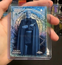 2026 Topps Chrome Star Wars Count Dooku HOTH FRACTOR /5 picture