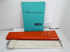 Vintage 1962 K E Slide Rule DECI-LON 10 68-1100 Leather Case Book Manual picture