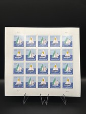 2023 USPS Postcard Sailboats Sheet of 20 Collectible Stamps picture