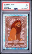 2025 Topps Mint Disney #27 Mufasa Chrome /100 PSA 9 picture