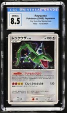 2008 Pokemon Rayquaza Holo DPBP#442 Cry/Mysterious 1st Ed CGC 8.5 picture