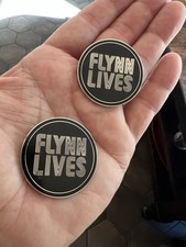 Pair of Disney Tron Legacy Pins:  2010 Encom Flynn Lives picture