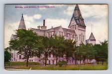 Minneapolis MN-Minnesota, Central High School, Antique Vintage Souvenir Postcard picture