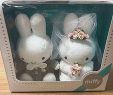 Miffy Wedding Doll Bride Groom Plush Set Dick Bruna Sekiguchi Japan picture