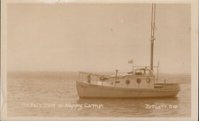 Rainbow Deap Sea Fishing Boat of Netarts Oregon RPPC Postcard SSSS 1924-29 UNP picture