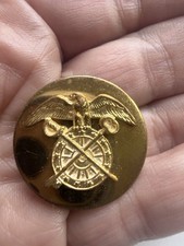 Vintage US Army Transportation Corps Insignia Pin M-21 Military Post Supply picture