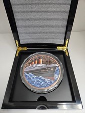 1912 Titanic .999 Copper Round 1 Kilo with Display Box - Free Delivery picture