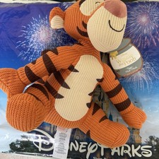 Disney Parks 2026 Winnie the Pooh Anniversary Tigger Knit LE Plush Toy New picture