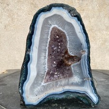 6.7lb Natural agate geode quartz cluster Cathedrals crystal specimen picture