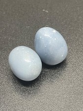 Blue Angelite 2 polished pieces 1