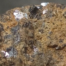 Antique St. Joseph Mine Galena in Oncolitic Dolostone Missouri Lead Belt 12.3oz picture