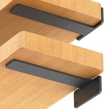 6 Inch Floating Shelf Brackets,8 Pack L‑Shape Shelf Supports picture