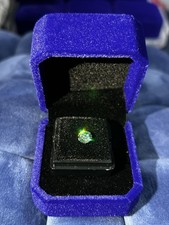 1CT Green Moissanite 6.5mm Round Brilliant Loose Gemstone With Premium Gift Box picture