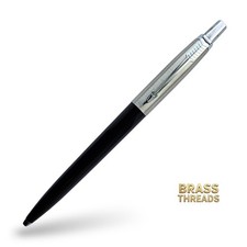 Vintage Parker Jotter Black Pre-81 Brass Threads NEW picture