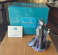 MALEFICENT DISNEY EVIL ENCHANTRESS WDCC FIGURINE W/ BOX & COA LE #1185 picture