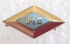 Vintage Psi Iota Xi ΨΙΞ Sorority Badge Pin picture