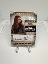 2021 Marvel Black Diamond Plate Elizabeth Olsen as Wanda Maximoff Auto picture