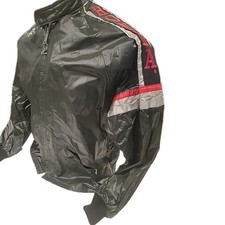 HONDALINE Official HONDA Racing VINTAGE MEN MOTORCYCLE BLACK Jacket XL WINDBREAK picture