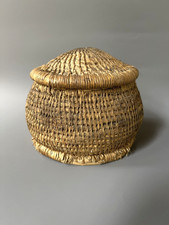 Early Native American Potent-Material Storage Basket, 18th C. picture