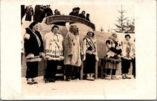 Vintage Real Photo Postcard Miss Anchorage, Nome, Fairbanks Beauty Contest picture