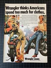 Vintage 1972 Wrangler Jeans Print Ad picture